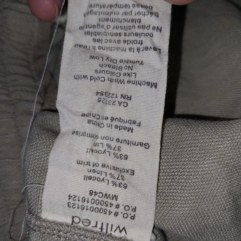 Wilfred Women's XS Linen Blend Jogger
